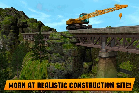 Bridge Builder: Crane Driving Simulator 3D screenshot 2