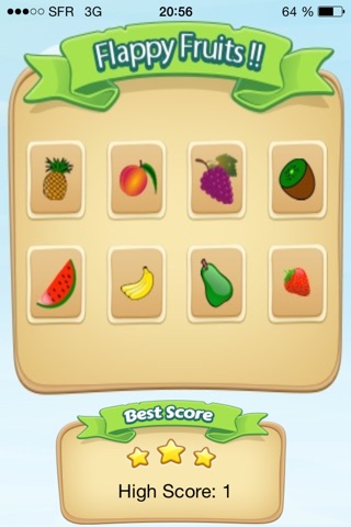 Flappy Fruits - Best Game for Nature & Birds ever! screenshot 2