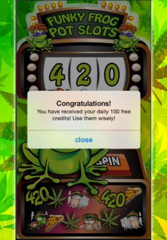 Funky Frog Pot Slots screenshot 2