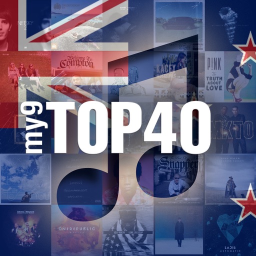 my9 Top 40 : NZ music charts Icon