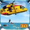 City Rescue Helicopter Pilot Flight 3D Simulator - Rescuer Team Chopper Parking Game