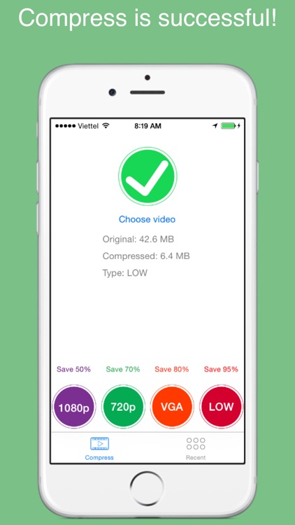 Video zipper - compress video to reduce size and save storage screenshot-4