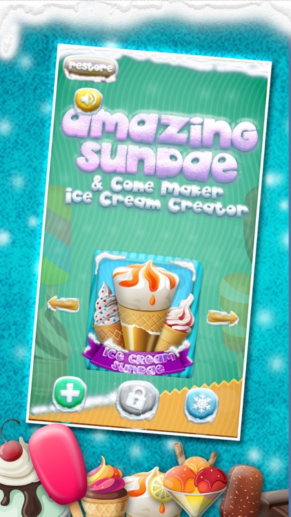 A+ Cone & Sundae Creator Ice-Cream Sandwich Maker Game