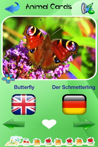 German - English Voice Flash Cards Of Animals And Tools For Small Children screenshot 3