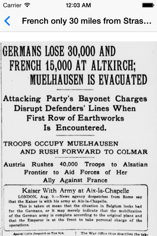 War News Service - Daily World War I News Alerts screenshot 2