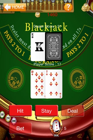 Super Money Mega Jackpot - Blackjack 21 Day Edition screenshot 2