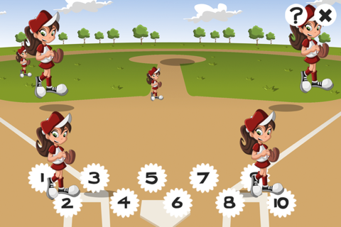 123 Count-ing Kids Game & Learn-ing Number-s with Baseball Stars screenshot 2