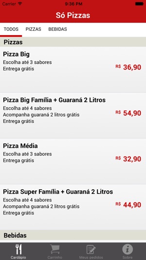 Só Pizzas - Delivery