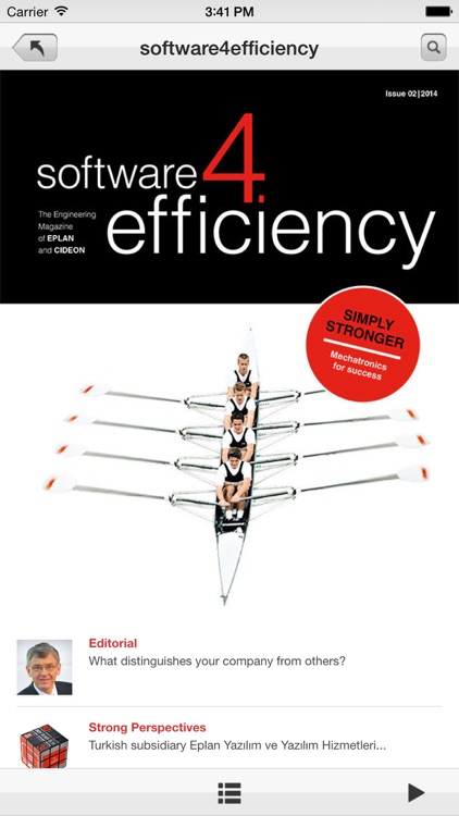 software4efficiency: The Engineering Magazine of EPLAN and CIDEON