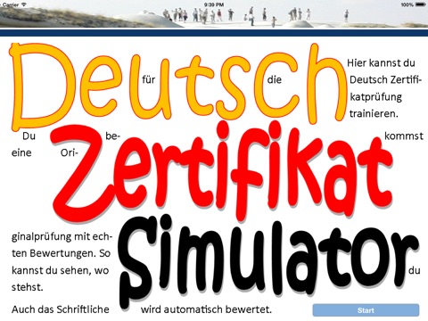 Prüfungssimulator Deutsch Zertifikat screenshot 4
