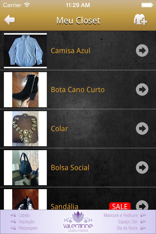 myFreeVirtualCloset screenshot 2