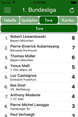 Fussball Bundesliga screenshot 3