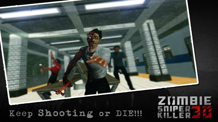 Deadly Zombie Sniper Simulator 3D: Take perfect headshots to kill undead zombies screenshot-4