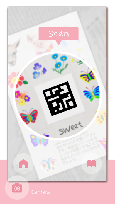 Sweet Scan かわいいqrコードリーダー Iphoneアプリ Applion Sweet Scan かわいいqrコードリーダー Iphoneアプリ Applion