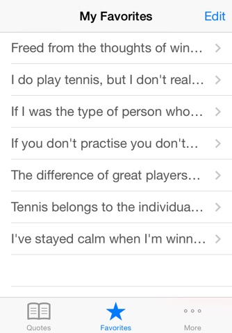 Tennis Quotes - Inspirational thoughts from the pro players, to  motivate and coach you to victory screenshot 3