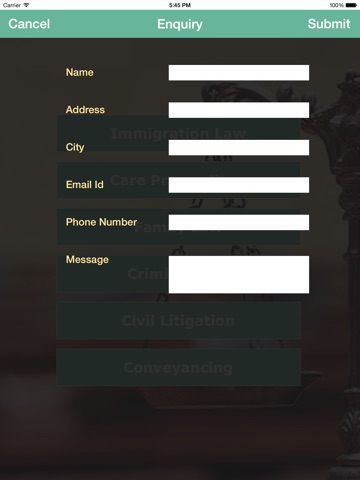 Middlesex Law Chambers screenshot 2