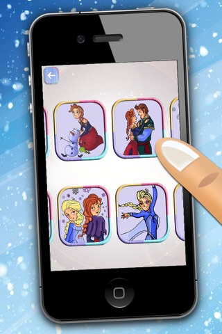 Pintar princesas de hielo mágico – dibujos para colorear - Premium screenshot 3