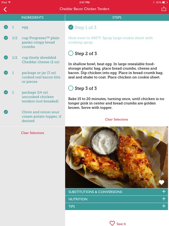 The Betty Crocker® Cookbook for iPad