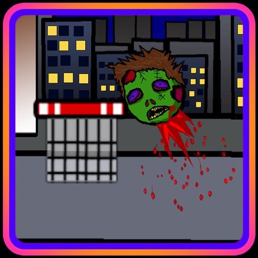 SHOOT THE ZOMBIE HEAD (a halloween basketball shot game) iOS App