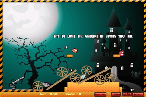 Dracula Death Arena -  Halloween Crazy Fast Exploding Cannon Fire Free screenshot 2