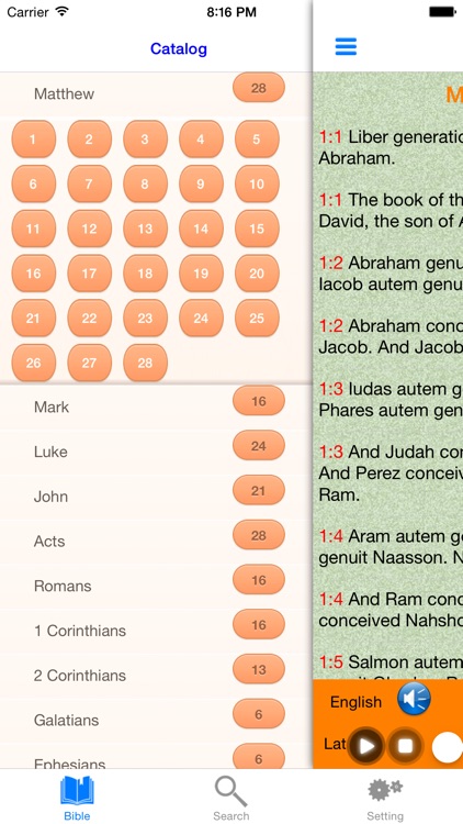 The Vulgate Bible in Latin and English