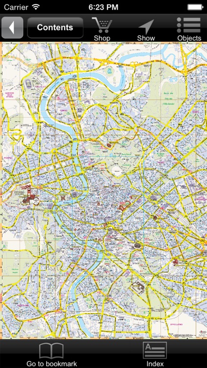 Rome. Tourist map.