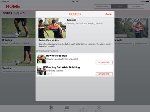 Soccer Lessons for iPad screenshot 3