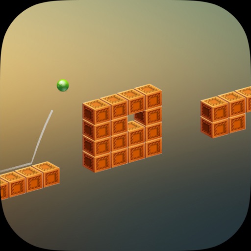 Ball Jumpy - Adventures of ball on cubes path Icon