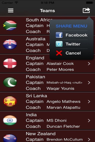 Cricket Updates - Live Score Card ODI T20 Test Matches screenshot 2