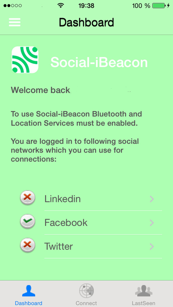 Social-iBeacon