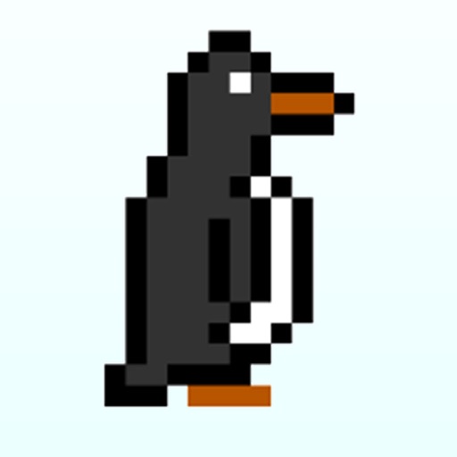 Power penguin, grab the fish! Icon