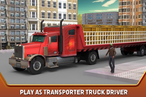 Cargo Plane Airport Truck - Transporter Driver to Deliver Freight to Airplane Flight screenshot 2