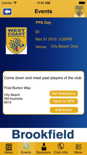 West Coast Amateur Football Club(圖1)-速報App