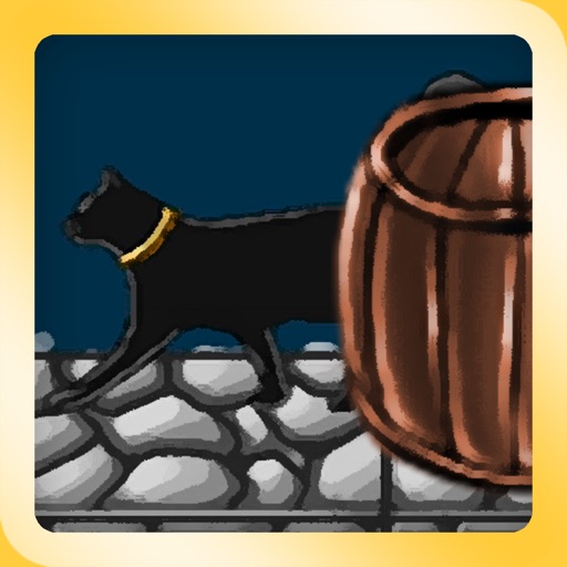 Cat Barrel Dash - Run and Avoid icon