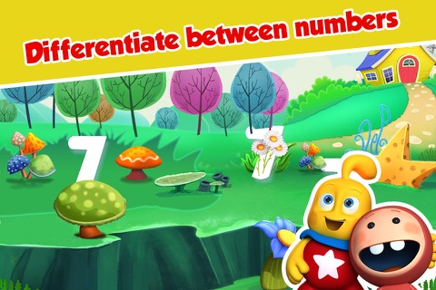 123 Numbers Peekaboo Hide and Seek with Bunnies: Math Game for Toddlers FREE screenshot 2