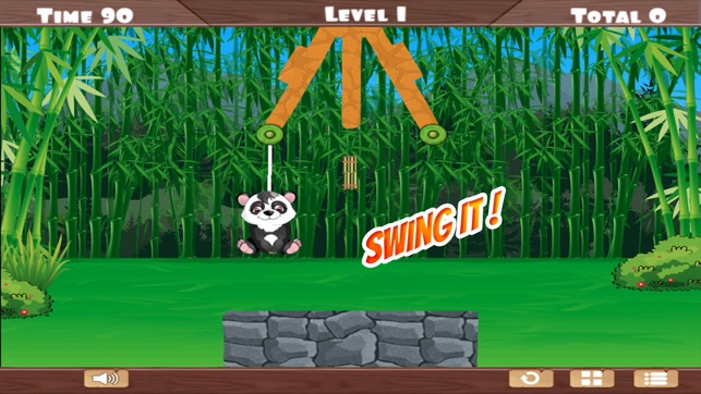 Baby Panda Rope Escape - Fun Bamboo Swing(圖2)-速報App