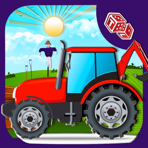 Kids Farming Tractor Sim - Driving Game