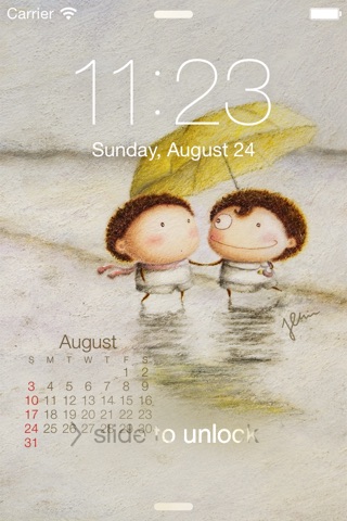 Little Dates - Lock Screen Calendars by Jeanie Leung screenshot 2