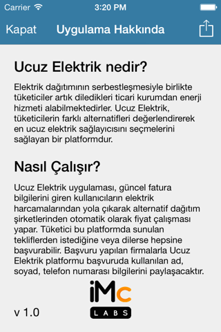 Ucuz Elektrik screenshot 2