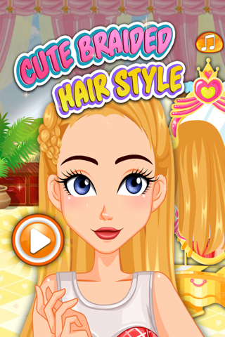 Cute Braided Hair Style screenshot 2