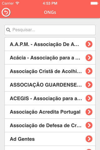 Diretório ONG.PT screenshot 2