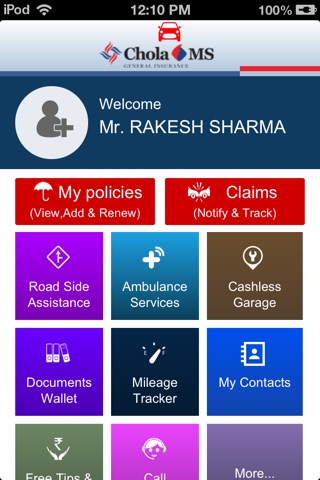 Chola MS Motor insurance on the go screenshot 2