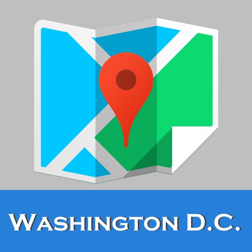 Washington D.C. travel guide and offline city map, BeetleTrip DC metro subway trip route planner advisor icon