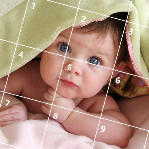 Cute Kids Jigsaw Puzzles Icon