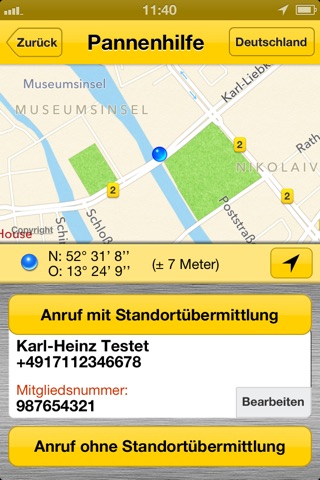 ADAC Pannenhilfe screenshot 2