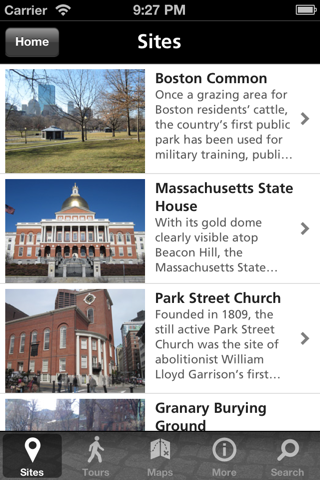 NPS Boston screenshot 2