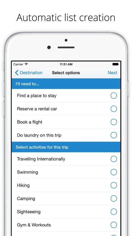 PackFast - Packing List & Activities Manager for Travelers
