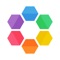 Simply create groups of hexagons in this sleek, mind-bending puzzle game