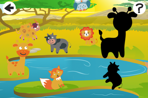 Around the World Game: Play and Learn shapes for Children with Animals screenshot 3