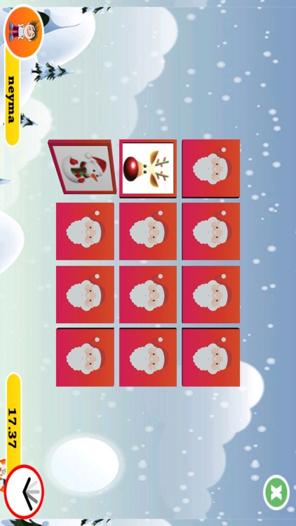 Christmas memo card match 3D - build up your brain with education training game